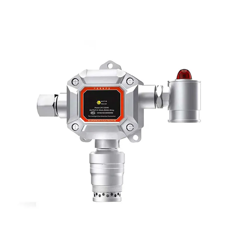 Quam magna est mensura area de Gas detector?
