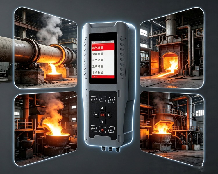 Intelligentes Portable Flue Gas Analyser: euismod in Kiln et Caloris curatio Applications