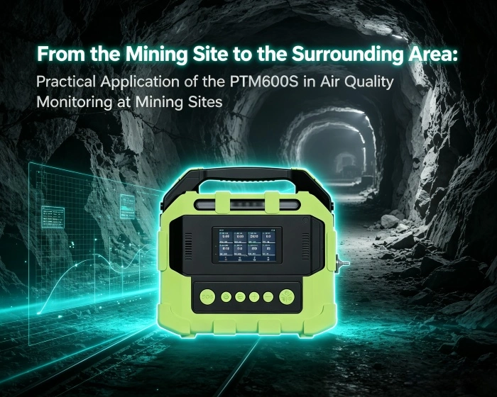 Mining Sites ad sensitivas areas circumiacentes: Applicationem practicam PTM600S-AQI pro Air Quality Cras ad Mining Site in Guinea